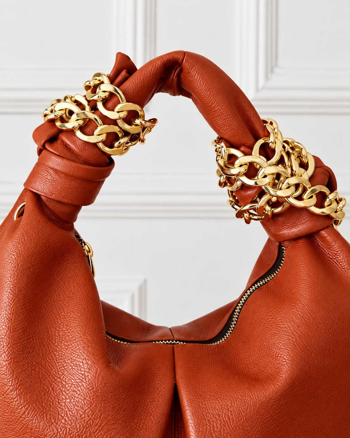 Bolso Nudo de Amor Terracota - Imagen 8